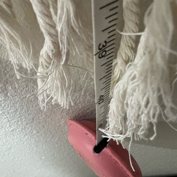 Set of 2 Boho Cream Macrame Wall Hangings, EUC, smoke free, decorative - Picture 4 of 4